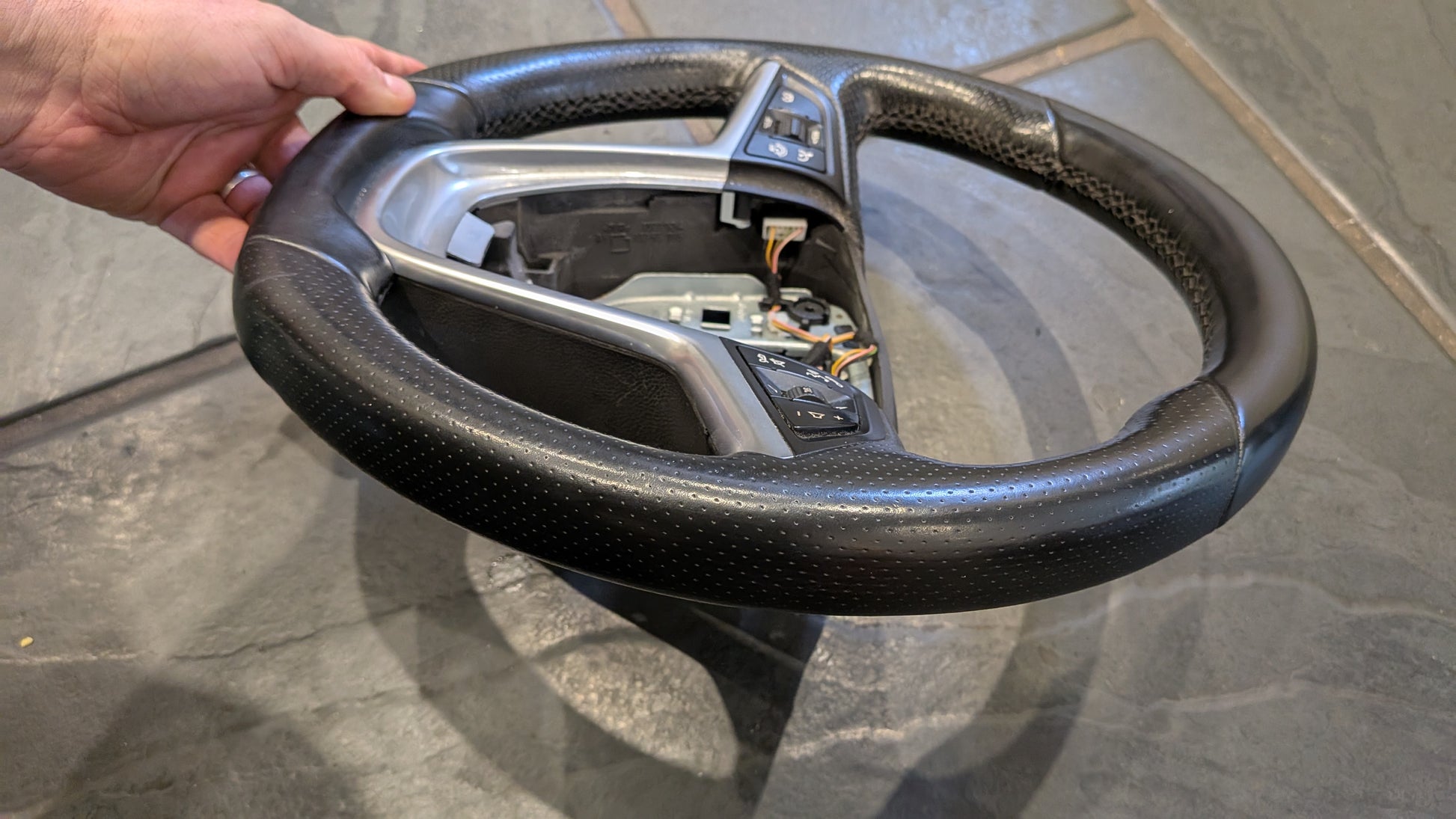 Astra J Flat Bottom Genuine BiTurbo Steering Wheel