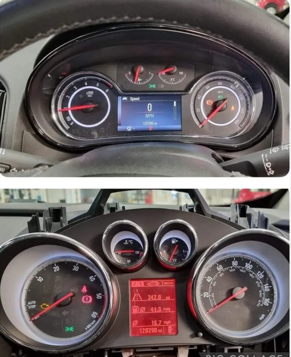 Astra J Colour Instrument Cluster upgrade Kit - Plug and Play