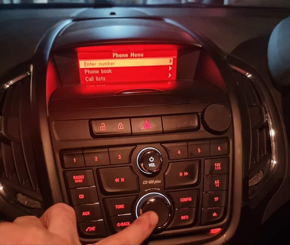 Zafira CD400plus 2014+ Bluetooth Activation