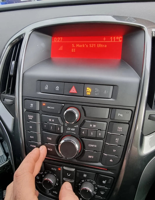 Astra J & GTC Factory fit Bluetooth Retrofit