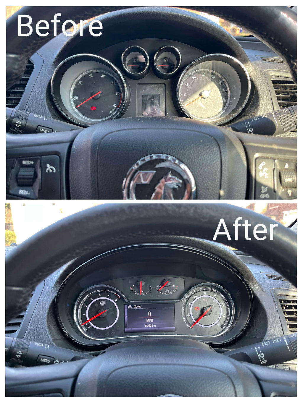 Astra J Colour Instrument Cluster upgrade Kit - Plug and Play