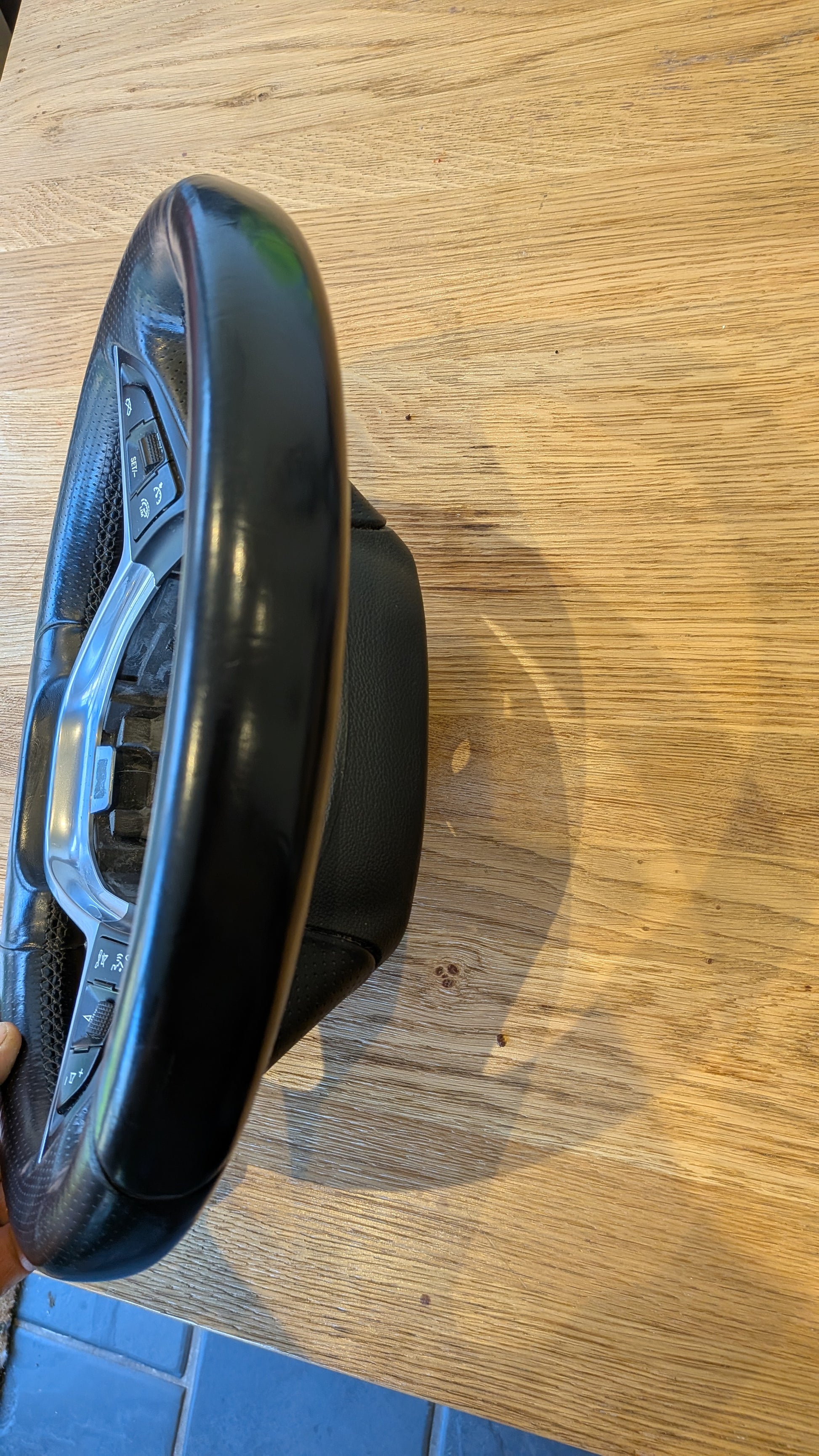 Cascada Flat Bottom Steering Wheel